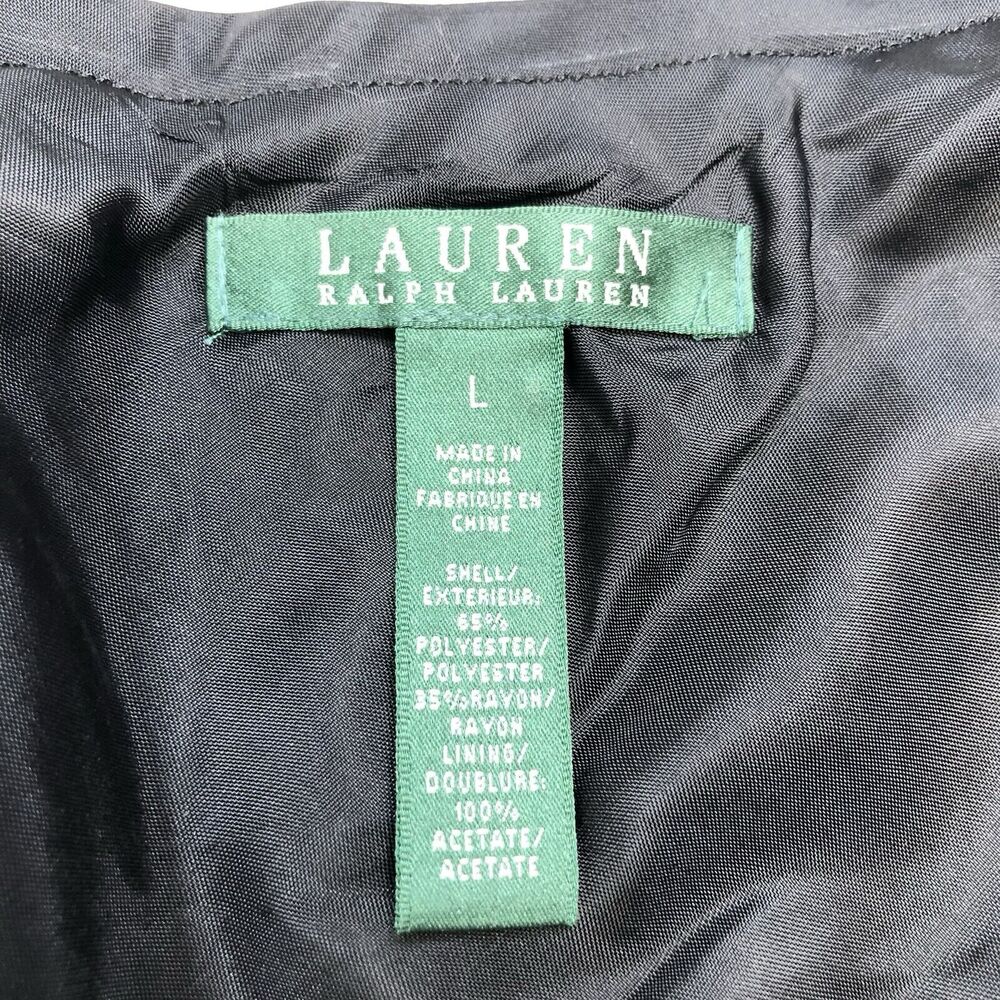 Lauren Ralph Lauren Skirt Red Tartan Plaid Ruffles Knee Length Pull On Women L - Picture 7 of 9